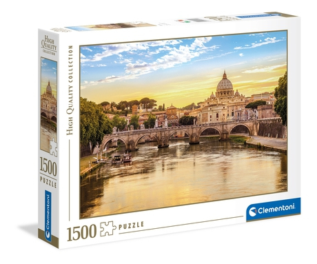 Clementoni Puslespil - Rome - High Quality - 1500 Brikker