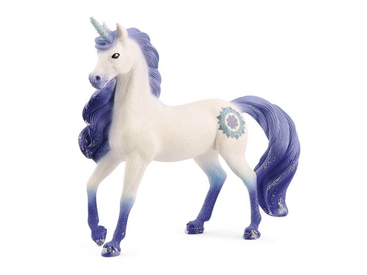 Schleich Bayala Mandala Unicorn Stallion, 5 Jahr(E), Einhorn, Violett, Weiß