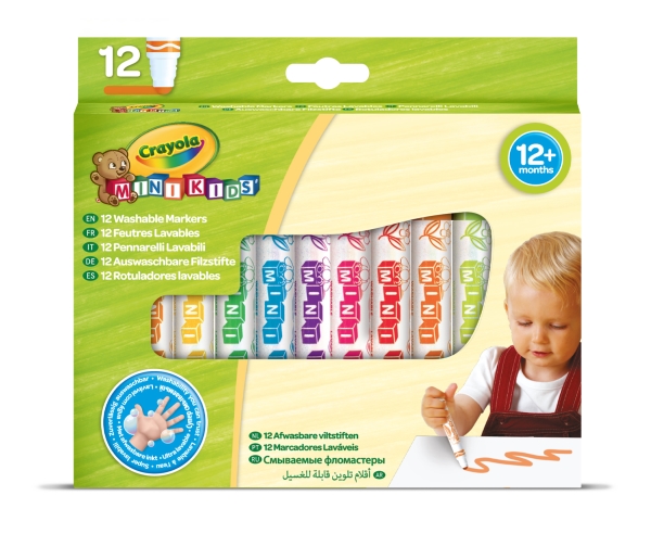 Crayola Mini Kids Washable Markers 12 Pcs