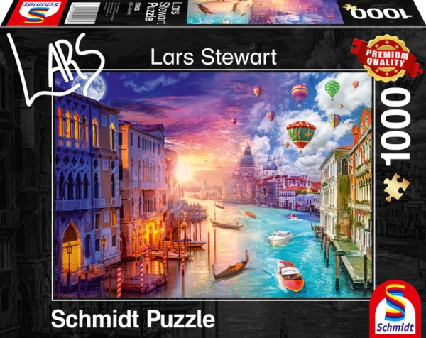 Schmidt Spiele Venedig, Night And Day, 1000 Stück(E), Stadt