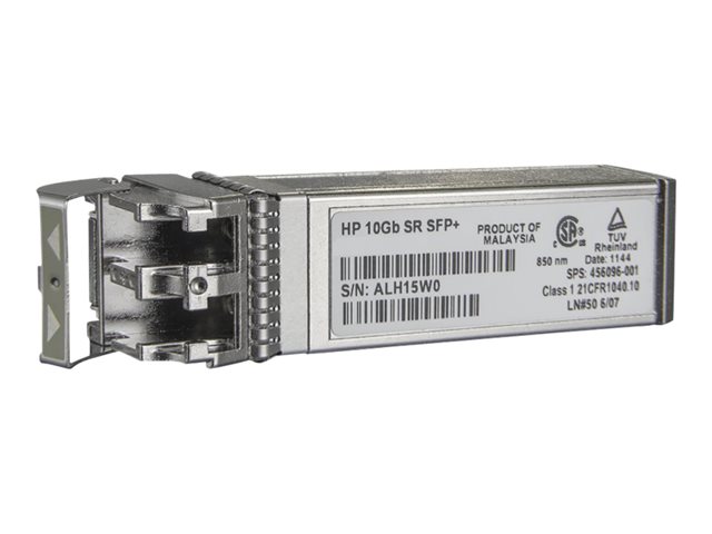 Hpe - Sfp+ Transceiver Modul - 10Gbe - 10Gbase-Sr - Lc Multimodus - Op Til 300 M - For Apollo 4200 Gen10 Edgeline E920 Proliant E910t 2U, Xl170r Ge