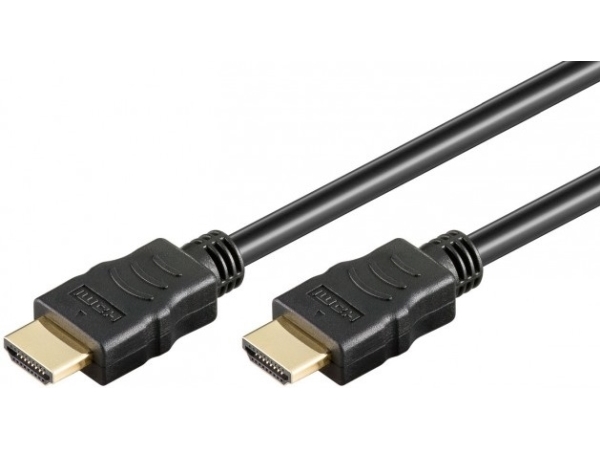 Techly High Speed Hdmi Cable With Ethernet Channel - Hdmi-Kabel Med Ethernet - Hdmi Han Til Hdmi Han - 2 M - Afskærmet - Sort