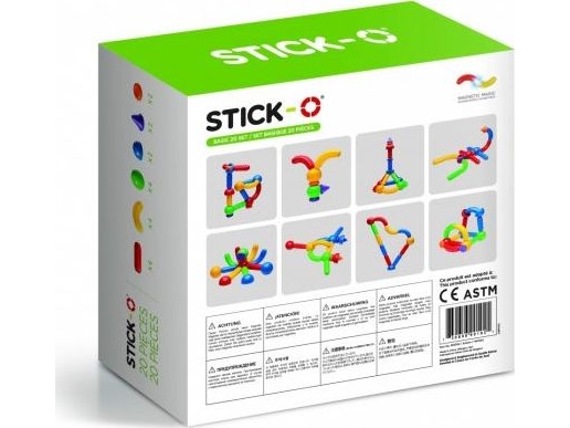 Magformers Magnetische Blöcke Stick-O Basic 20 Elemente (005-901002)