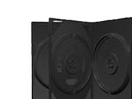 Mediarange Box15, Dvd-Hülle, 3 Disks, Schwarz, Kunststoff, 120 Mm, Rohs