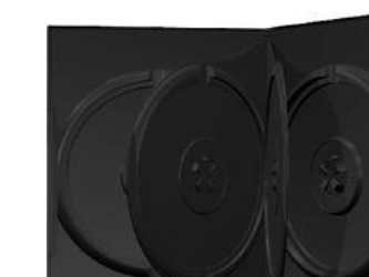 Mediarange - Dvd Video Box - Kapacitet: 4 Cd/Dvd - Sort (Pakke Med 50)