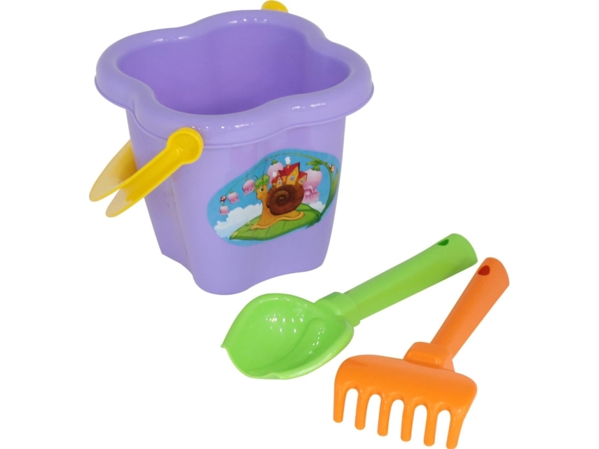 Polesie Nr24: medium blomsterspand, fejebakke, rive (2167)