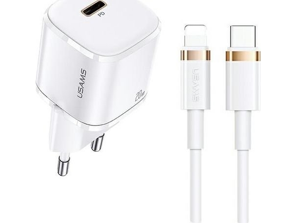 Usams T36 Mini Ladegerät 1X Usb-C 3 A (Xfkxlogtl02)