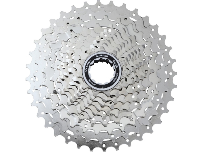 Shimano Cs-Hg50-10, Fahrradritzel, Mountainbike, Stahl, Schwarz, Edelstahl