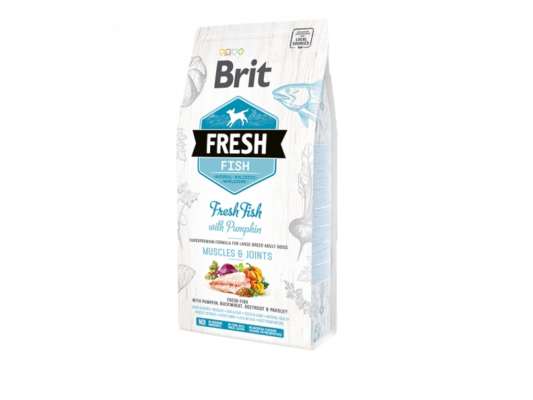 Brit Fresh Fish with Pumpkin Adult Large (2,5 kg)