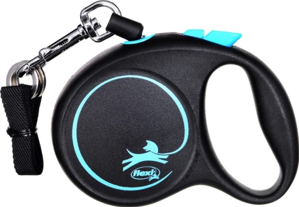 Flexi Black Design Xs Snor 3 M, 8 Kg, Blå