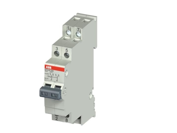 Abb E214-16-202, 2P omskifter, 16A, I-O-II