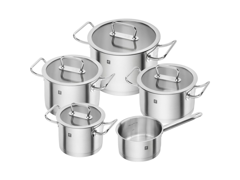 ZWILLING Pro Grydesæt 5-dele, 18/10 rustfrit stål