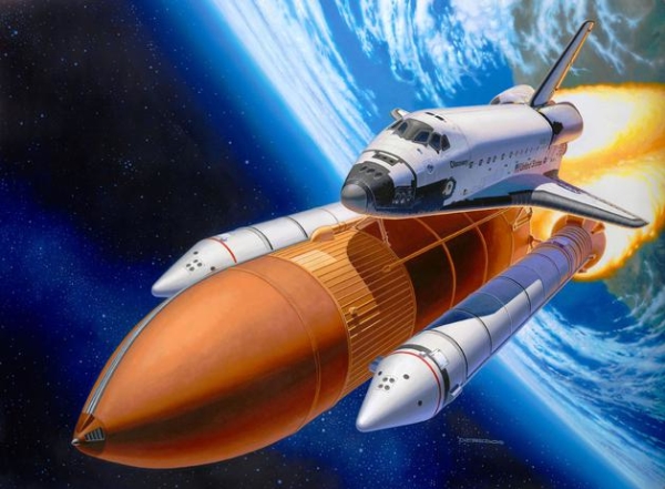 Revell Space Shuttle Discovery + Booster Rockets, Rymdfärja, Monteringssats, 1:144, Plast, Pro, 97 styck | Hobby - Modellbygge - Plast Byggmodeller - Starter set | GameStuff