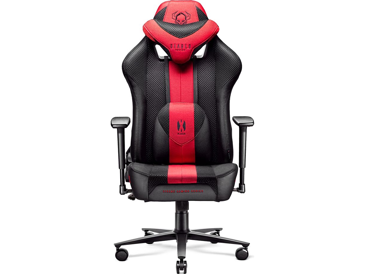 Diablo Chairs Gamingstol X-Player 2.0 King Size Antracit-/Karminrød