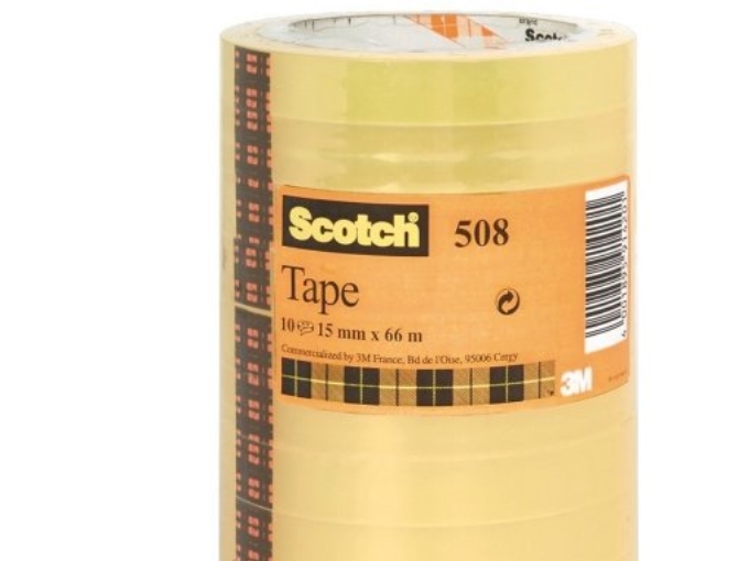 3M 5081566, 66 m, Transparent, 15 mm, 10 stk