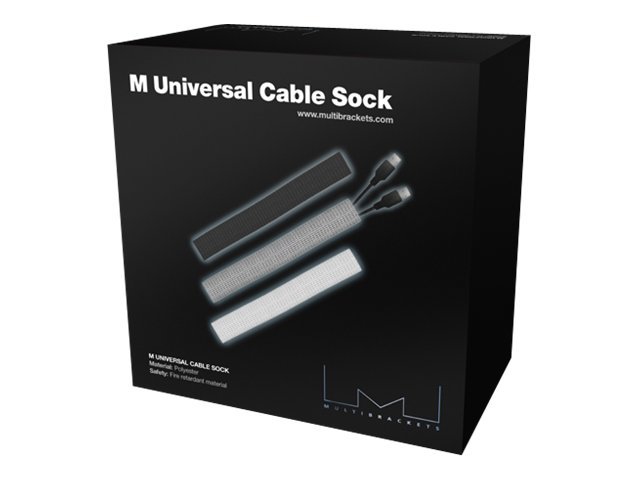 Multibrackets M Universal Kabelsocke-Rolle 55Mm-W 50M-L | Polyester | Schwarz | 50 M
