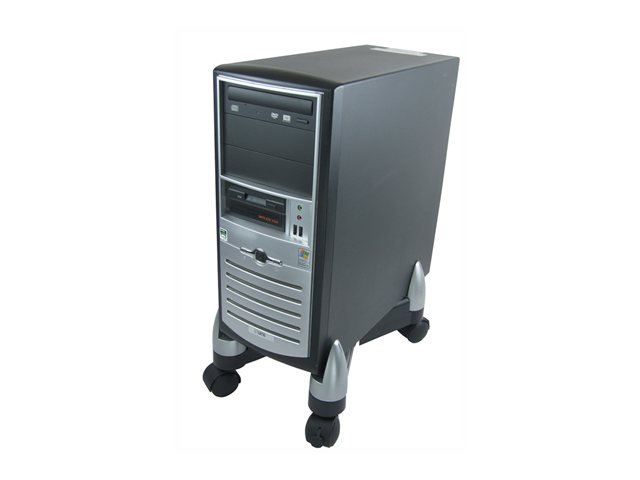 Fellowes Office Suites Cpu X Stand - Tårnstander Til Systemkabinet - Sort, Sølv