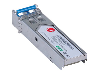 Intellinet Transceiver Module Optical, Gigabit Ethernet SFP Mini-GBIC, 1000Base-Sx (LC) Multi-Mode Port, 550m,MSA Compliant, Equivalent to Cisco GLC-SX-MM, Three Year Warranty - SFP-sändar/mottagarmodul (mini-GBIC) - 1GbE - 1000Base-SX - LC multiläge - 850 nm | Datortillbehör - Nätverk - Transceivrar | GameStuff