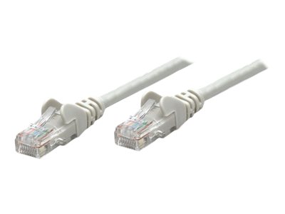 Intellinet Network Patch Cable, Cat5e, 5M, Grey, Cca, U/Utp, Pvc, Rj45, Gold Plated Contacts, Snagless, Booted, Lifetime Warranty, Polybag - Patchkab