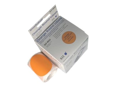 Seiko Instruments SLP-RDO - Orange - 54 mm rund 120 etikette(r) (1 rulle(r) x 120) runde etiketter - for Smart Label Printer 440, 440 Office Administ
