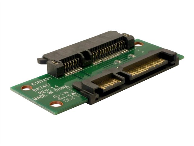 Delock Adapter Extension - Sata Adapter - Sata Kombi (Han) Til Sata Kombi (Hun)