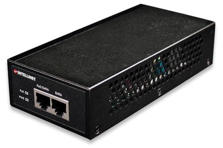 Intellinet Gigabit High-Power Poe+ Injektor, 1 X 30 Watt-Port, Ieee 802.3At/Af Power Over Ethernet (Poe+/Poe), Metallgehäuse, Gigabit Ethernet, 10,10