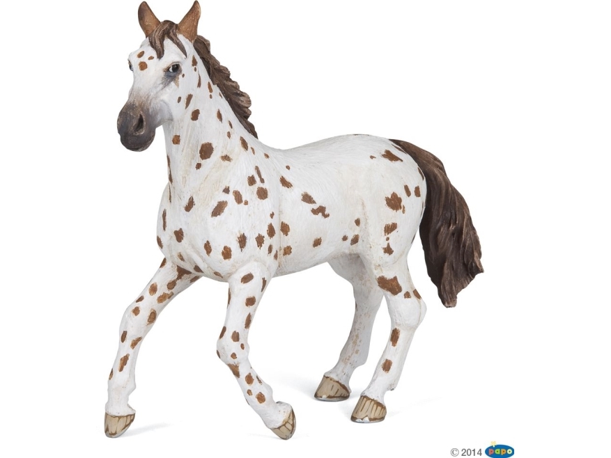 Papo Appaloosa Stute Braun, 3 Jahr(E), Horses, Foals And Ponies, Mehrfarbig, Pvc