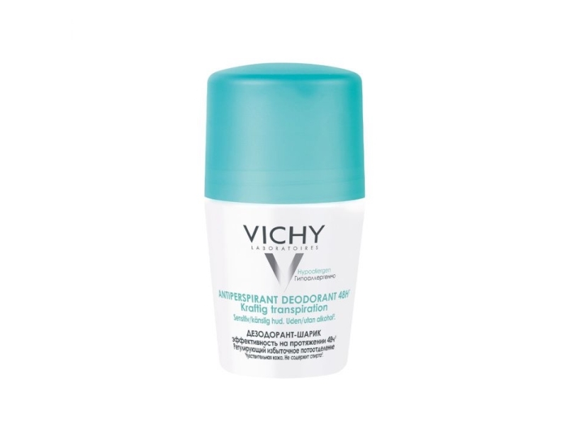 Vichy 48Hr Anti-Perspirant Roll-On 50 ml Sensitive Skin - Alcohol Free