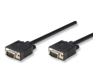Manhattan 312776, 10 M, Vga (D-Sub), Vga (D-Sub), Hanstik, Hanstik, Sort