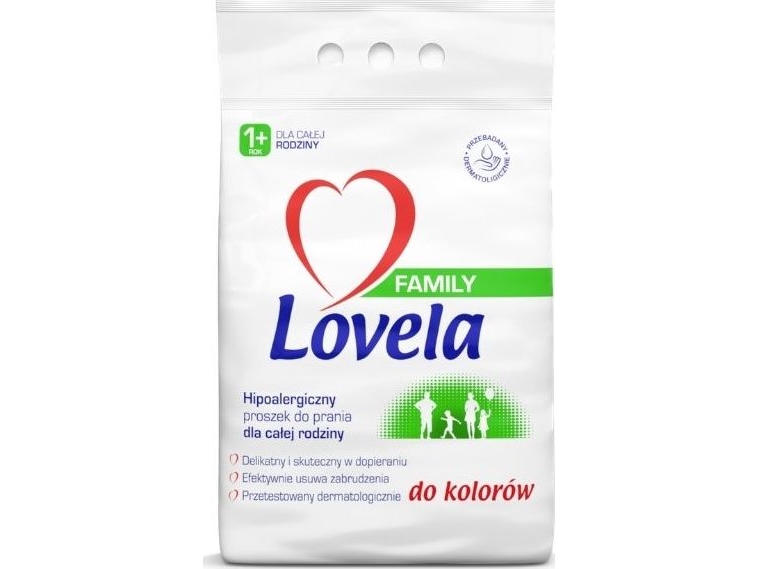 Lovela FAMILY vaskepulver til farvet tøj 2,1 kg