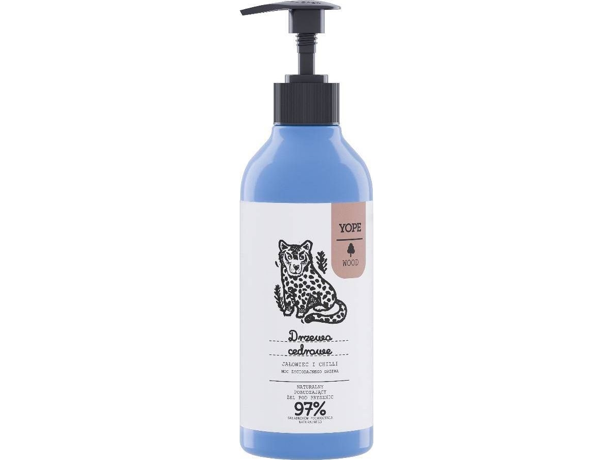 Yope Natural Shower Gel Cedar Wood & Juniper 400Ml