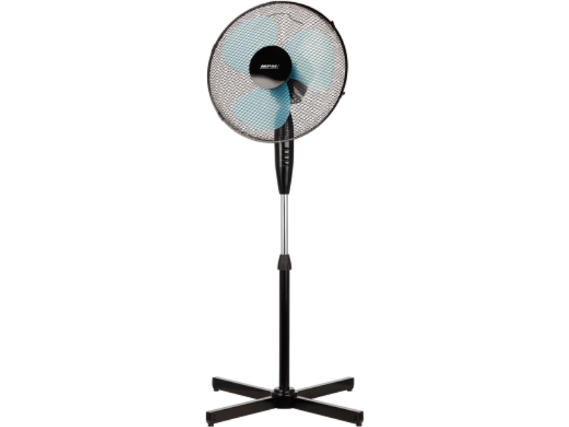 MPM MWP-17/C, Bladlös fläkt för hushållsbruk, Svart, Golv, 36,5 cm, 90°, Knappar | Ventilation & Klimat - Ventilation - Bords fläkt | GameStuff