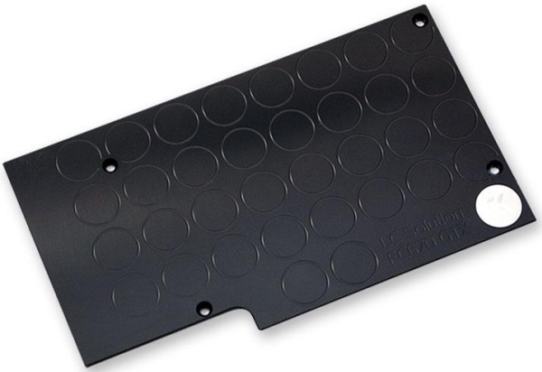 EK Water Blocks EK-FC670 GTX Backplate - Black, Sort
