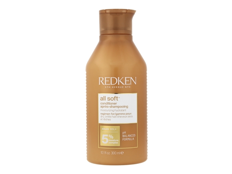 Redken All Soft Feuchtigkeitsspendende Haarspülung, Trockenes/Brüchiges Haar, 300Ml