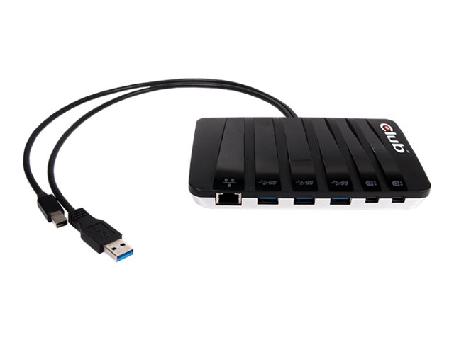 Club3d Sensevision Usb 3.0 + Dual Mini Displayport Mst Docking Station, Kabelgebunden, Usb 3.2 Gen 1 (3.1 Gen 1) Type-A + Mini Displayport 1.2, Usb,
