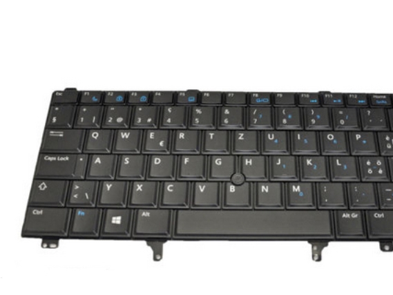 Dell - Notebooks Udskiftningstastatur - Tysk