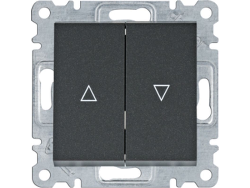 Hager Polo Lumina Bi-Stable Shutter Connector Black Wl0313