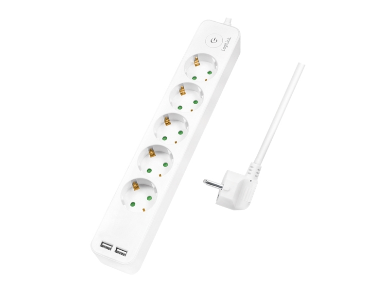 Logilink Lps249u, 1,5 M, Drinnen, Ip20, Weiß, 5 Ac-Ausgänge, 250 V