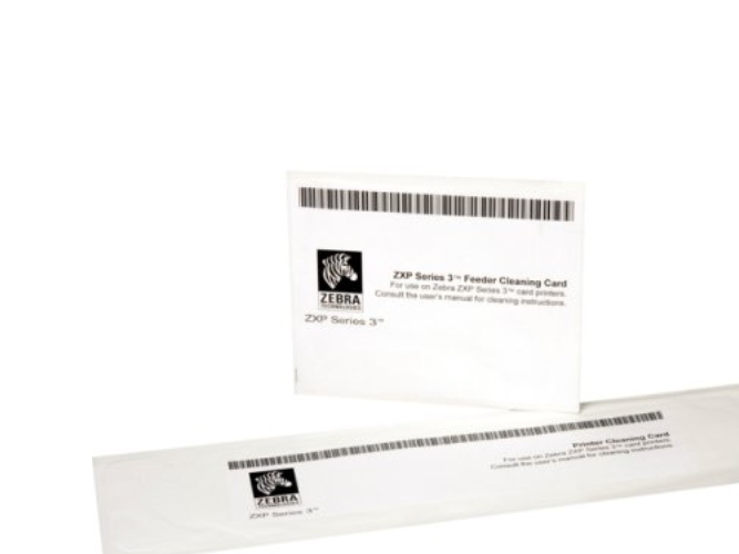 Zebra Cleaning Kit - 8-pakke - sæt med rengøringskort til printer - for ZXP Series 3, 3 QuikCard ID Solution