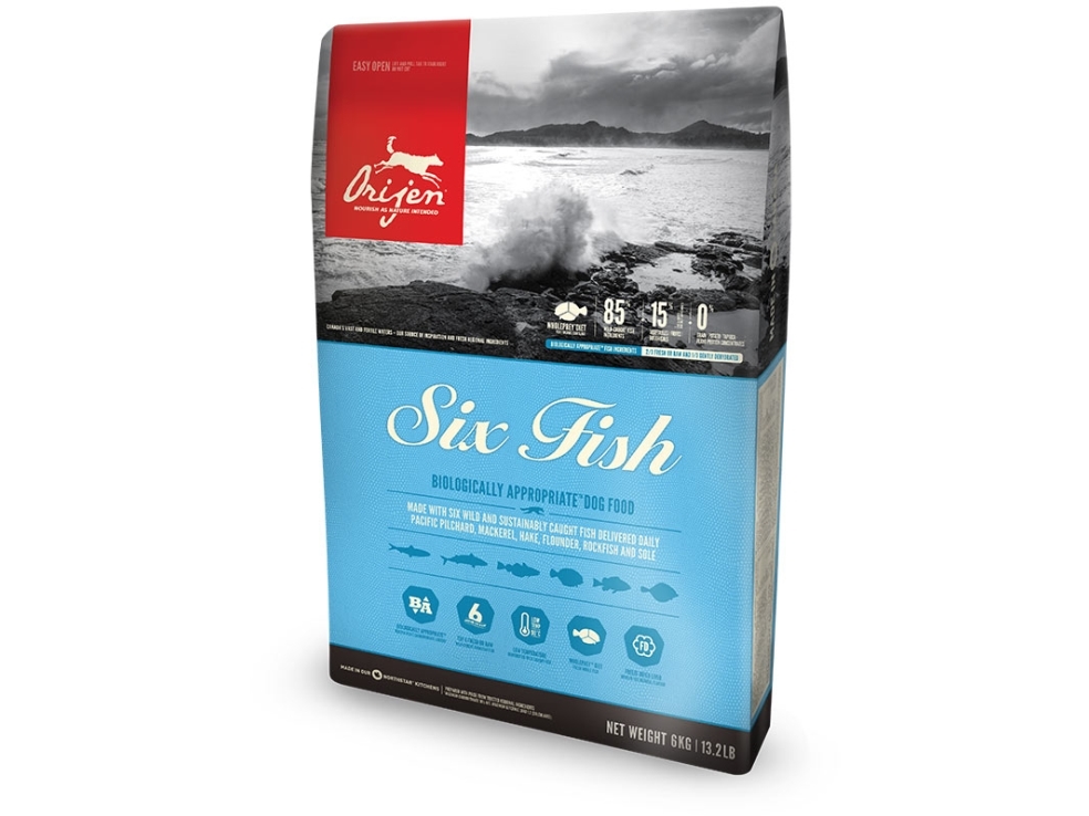 Orijen Sechs Fisch Hund 11,4 Kg
