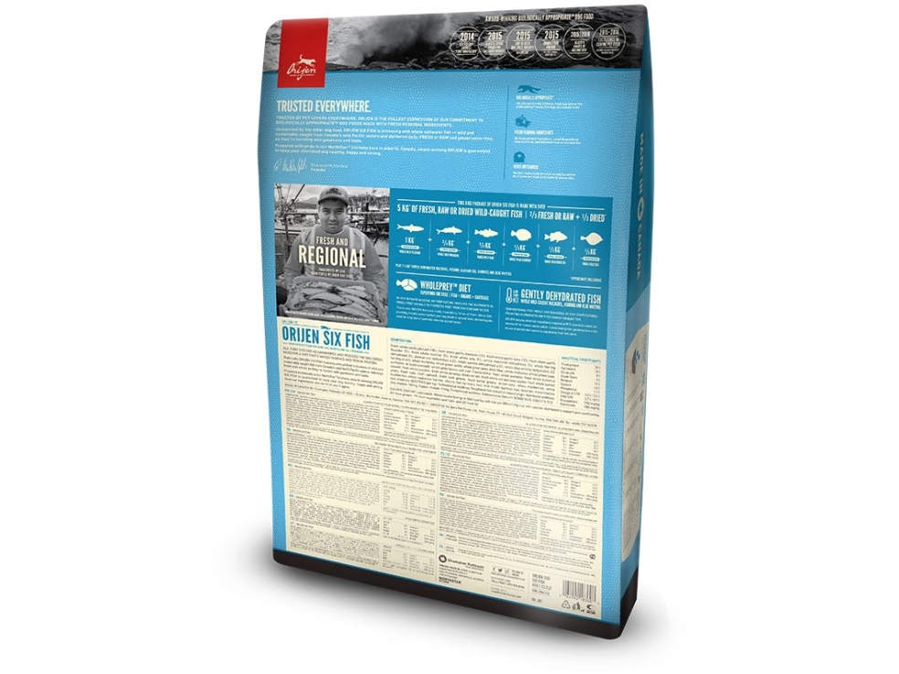 Orijen Sechs Fisch Hund 11,4 Kg