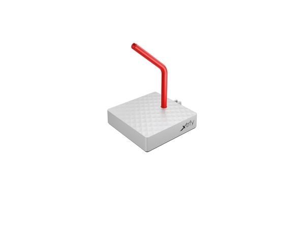 Xtrfy B4 Kabelhållare Bord Metall Gummi Silikon Röd Vit