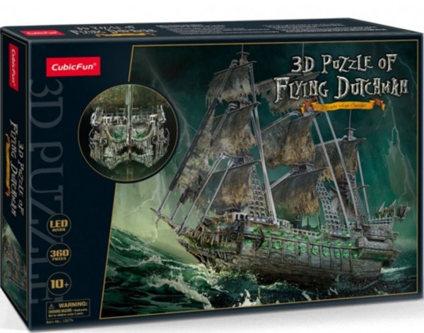 Cubicfun 3D-Puzzle Mit Led "Fliegender Holländer"
