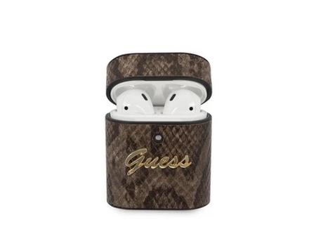 Guess Guaca2pusnsmlbr, Box, Pu-Leder, Polycarbonat (Pc), Schwarz, Braun