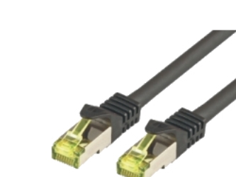 M-Cab - Patchkabel - Rj-45 (Han) Til Rj-45 (Han) - 3 M - Sftp, Pimf - Cat 7 - Halogenfri - Sort
