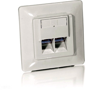 Equip Cat.5E Deutsch Modular Datendose, Rj-45, 5E, Weiß, Kunststoff, 80 Mm, 39 Mm