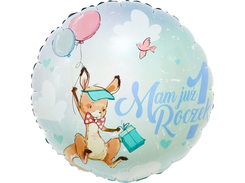 Godan Folieballon 18" Jeg Er Allerede Et År Gammel Kænguru