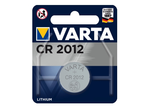 Varta Cr 2012, Einwegbatterie, Cr2012, Lithium, 3 V, 1 Stück(E), Stahl