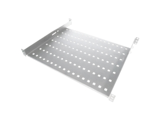 Alantec Sa-P-19-1U-650-4-S, Regalboden, Grau, Stahl, 1U, Oval, 48,3 Cm (19 Zoll)