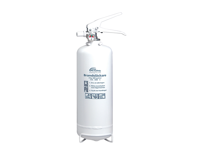 Feuerlöscher Weiß 2Kg 13A
